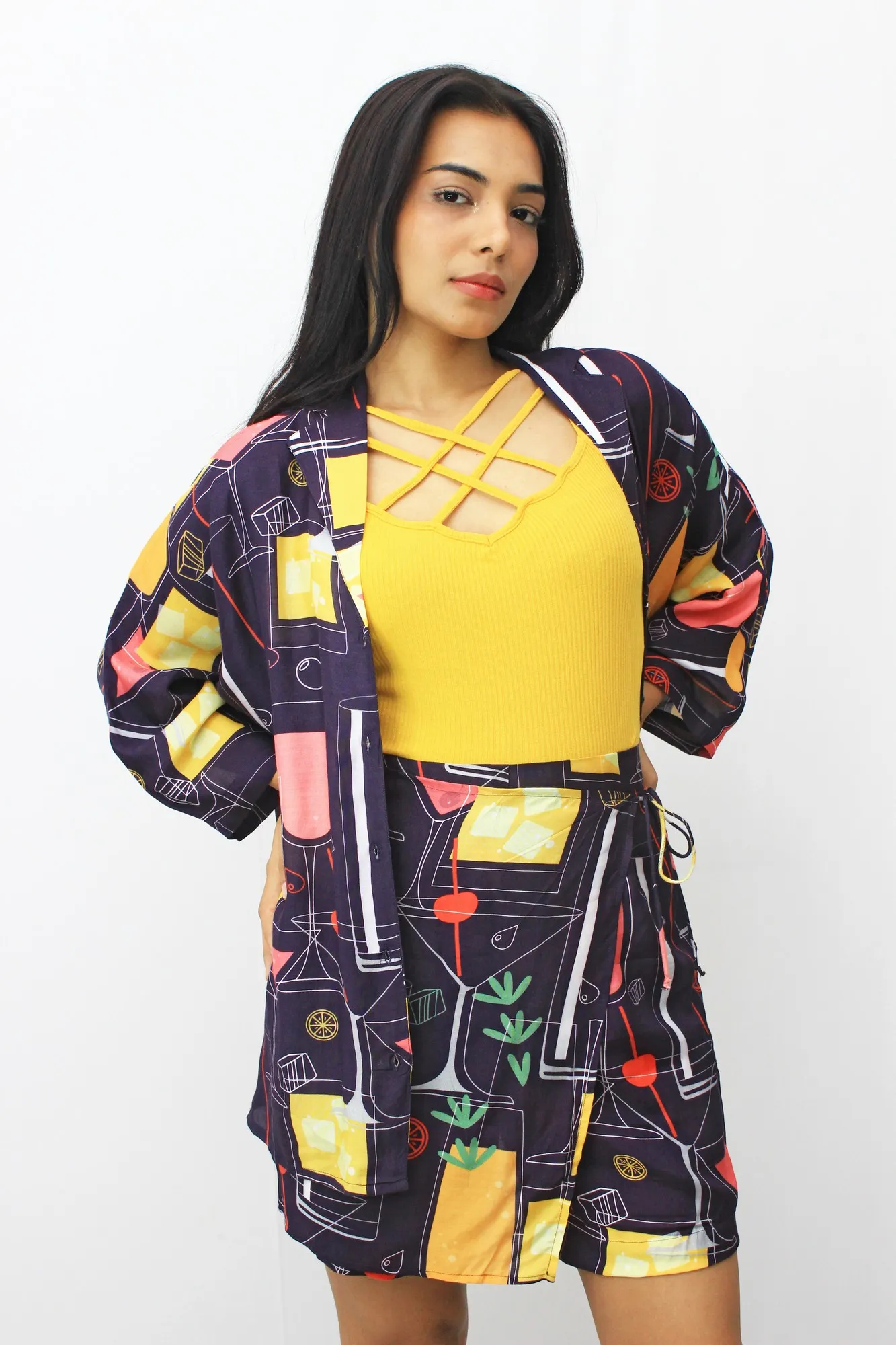 The Midnight Aperitif Skort Set
