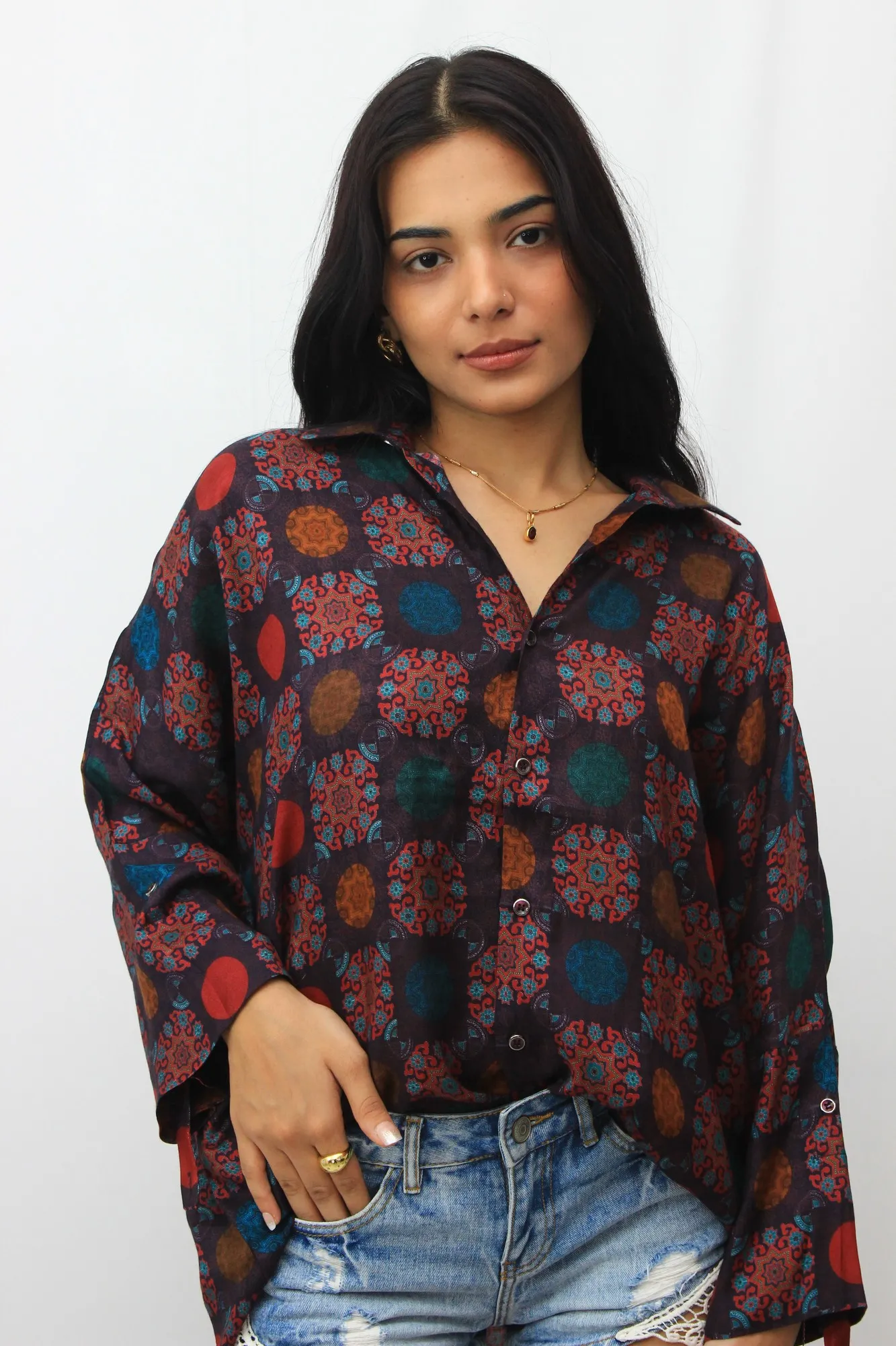 The Mosaic Artisan Oversized Shirt