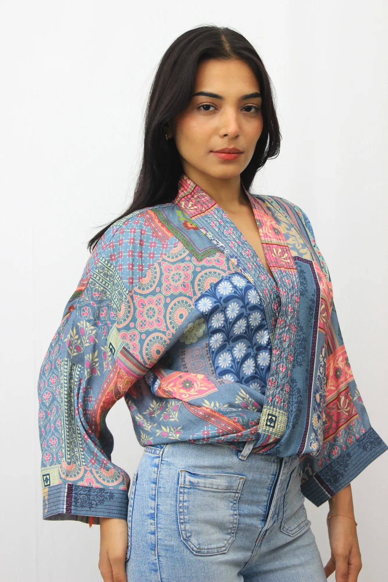 The Bohemian Patchwork Oversized Kimono